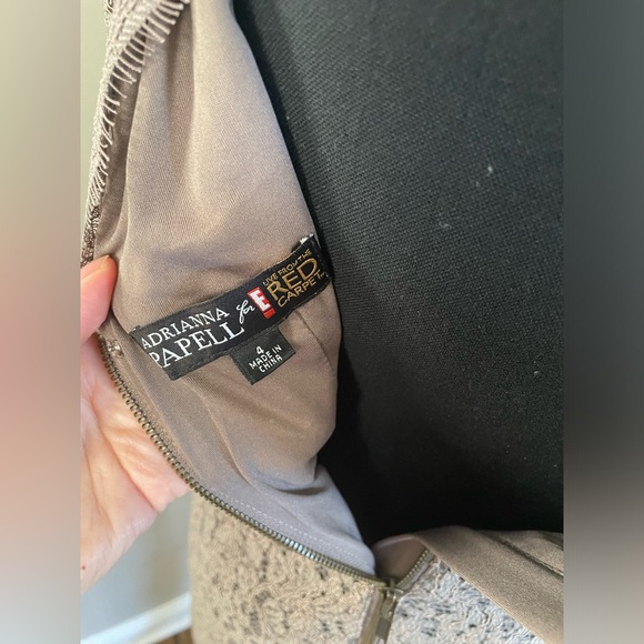 Adrianna Papell lace dress perfect like new - Picture 8 of 9